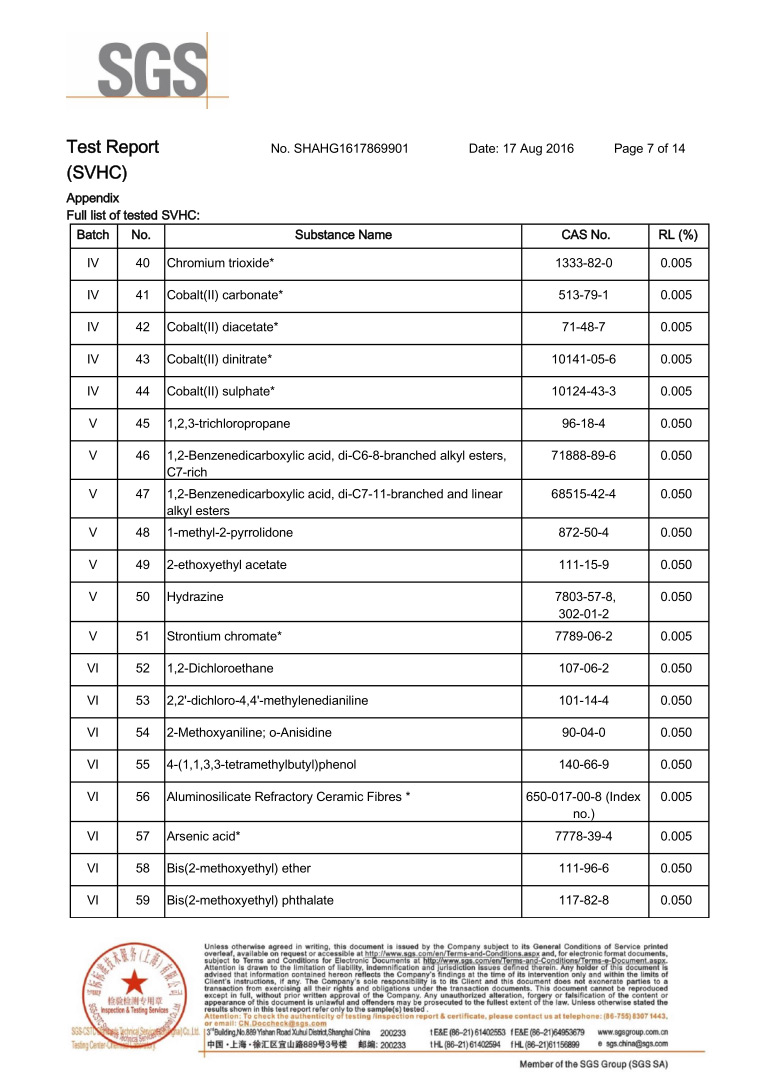 检测报告1g