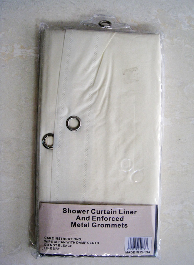 Shower curtain packaging