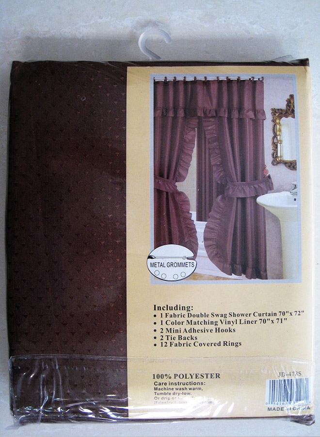 Shower curtain packaging