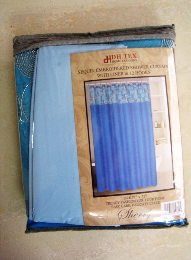 Shower curtain packaging