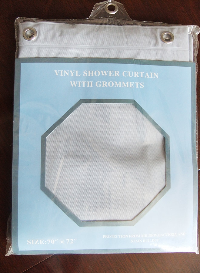 Shower curtain packaging