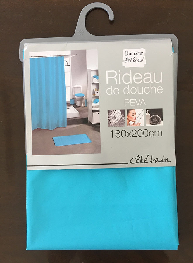 Shower curtain packaging