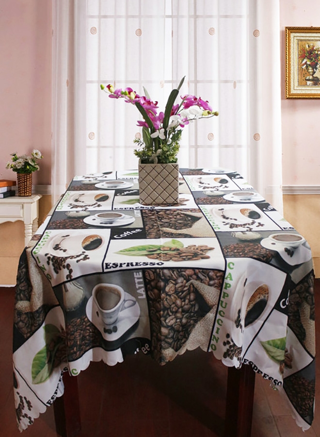 PVC coating polyester tablecloth