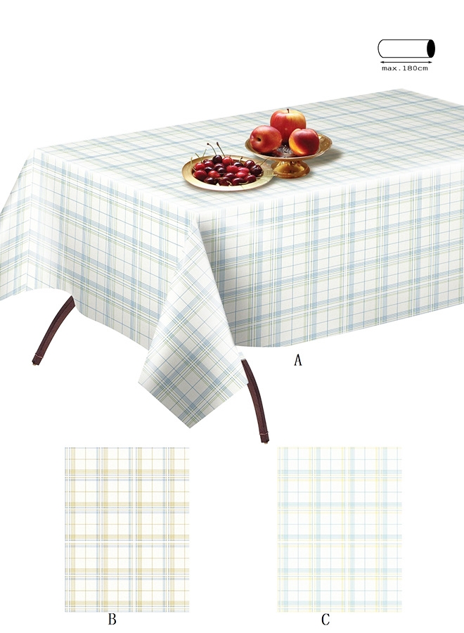 PVC coating Jacquard tablecloth